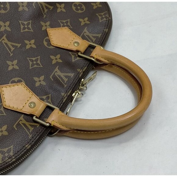 Louis Vuitton LV Hand Bag Alma Brown Monogram Purse Vintage Pre Loved Authentic - Picture 4 of 9